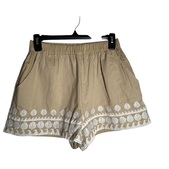 Show Me Your MuMu High Waist Tan Shorts - Picture 2 of 7
